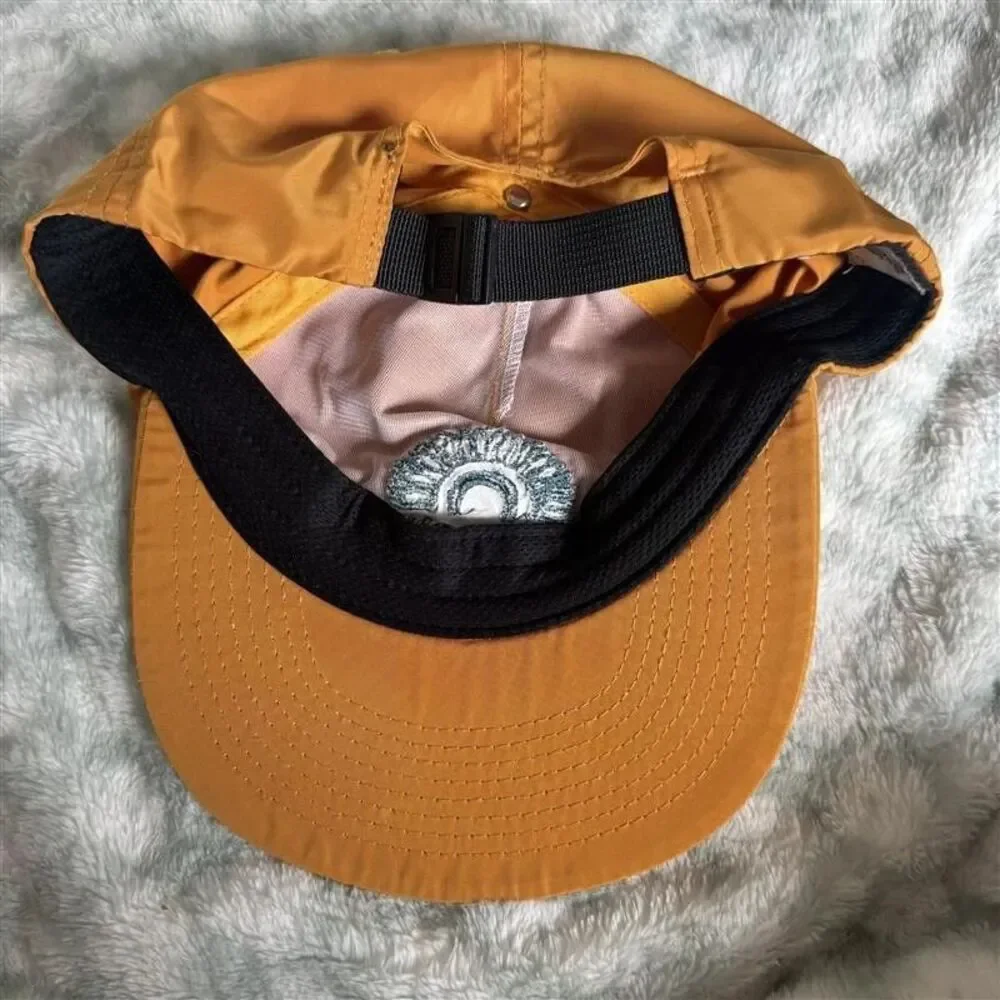 Richmond Farmers Market Weld MFG Nylon Strapback Hat Mustard